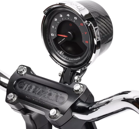 THRASHIN SUPPLY CO. Gauge Relocation Kit - Chrome TSC-2710-3