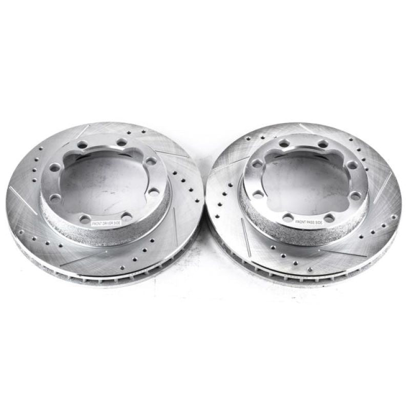 Power Stop 94-99 Chevrolet K1500 Suburban Front Evolution Drilled & Slotted Rotors - Pair AR8242XPR