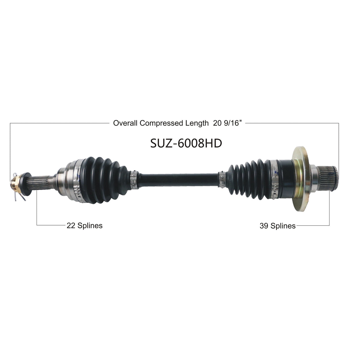 OPEN TRAILHd 2.0 Axle RearSUZ-6008HD