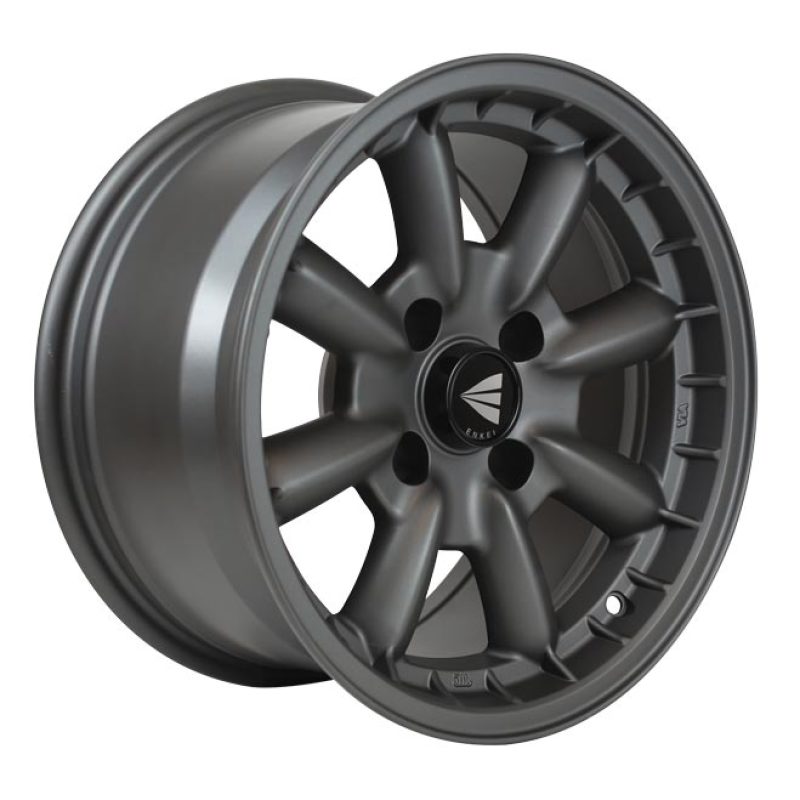 Enkei Compe 15x7 38mm Offset 4x100 Bolt Pattern 72.6mm Bore Dia Matte Gunmetal Wheel 477-570-4938GM