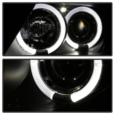 Spyder BMW Z4 03-08 Projector Headlights Halogen Model Only - LED Halo Black PRO-YD-BMWZ403-HL-BK 5029072