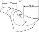 DRAG SPECIALTIES Asiento Predator - Vinilo - FXFB/S '18-'22 0802-1130 