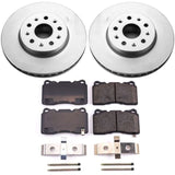 Power Stop 14-18 Cadillac CTS Front Z17 Evolution Geomet Coated Brake Kit CRK7001