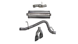 Corsa 15-16 GMC Yukon Denali 6.2L V8 Single Side Exit Cat-Back Exhaust w/ Polished Black Tips 14826BLK