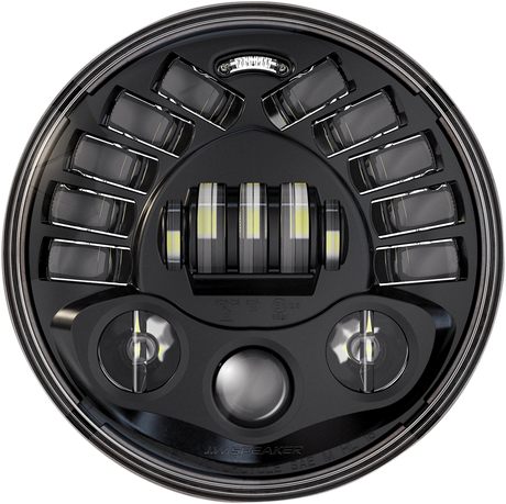 J.W. SPEAKER Adaptive 2 LED Headlight - 7" - Black 555011