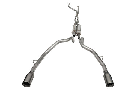 Corsa 21-22 Dodge Ram TRX Crew Cab Xtreme Catback Exhaust Dual Rear Gunmetal Tip 21189GNM