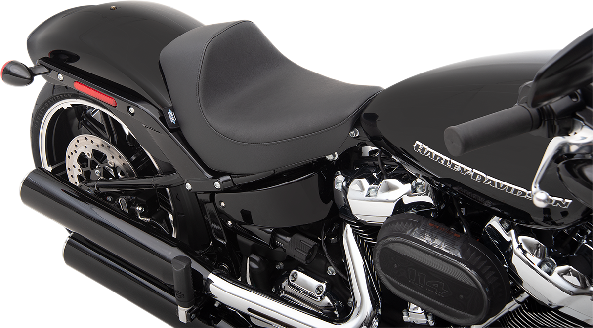 DRAG SPECIALTIES EZ-Solo Seat - Smooth - Vinyl - FXBR/S ACT EZ-ON MOUNT STYLE 0802-1270