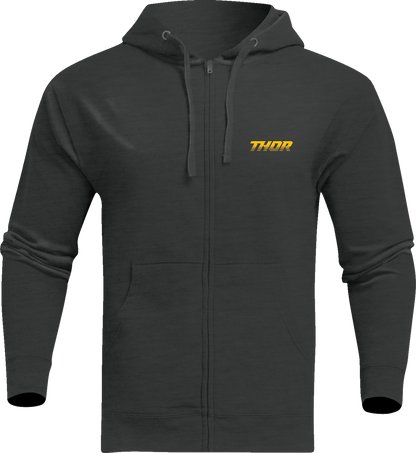 THOR Formula Zip-Up Fleece Sweatshirt - Heather Charcoal - Small 3050-6668