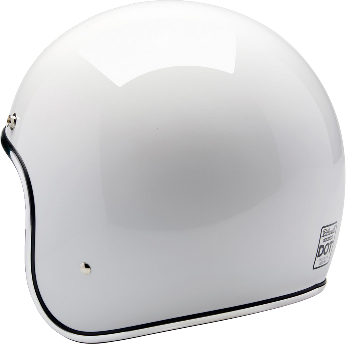 BILTWELL Bonanza Helmet - Gloss White - Large 1001-164-204