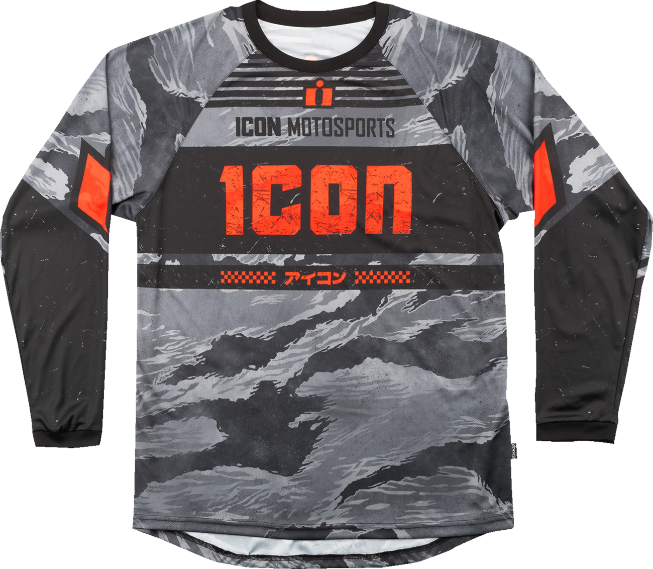 ICON Tiger’s Blood Jersey - Gray Camo - 2XL 2824-0095