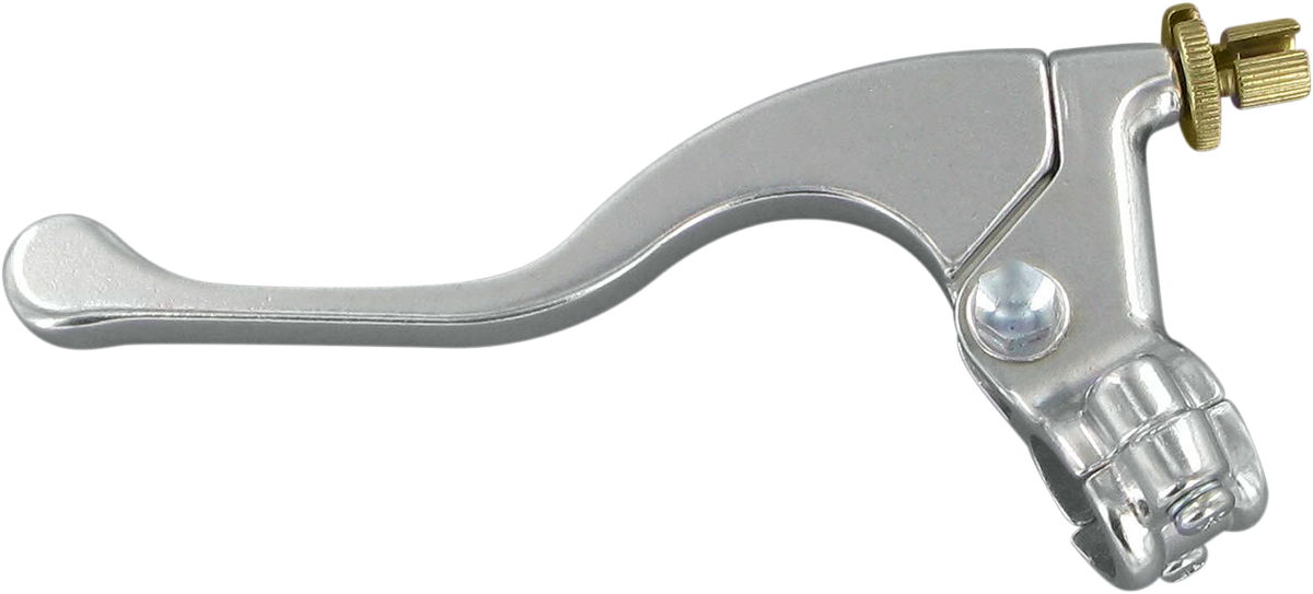 Parts Unlimited Lever Assembly - Left Hand - Shorty - Honda - Silver 43-1101l