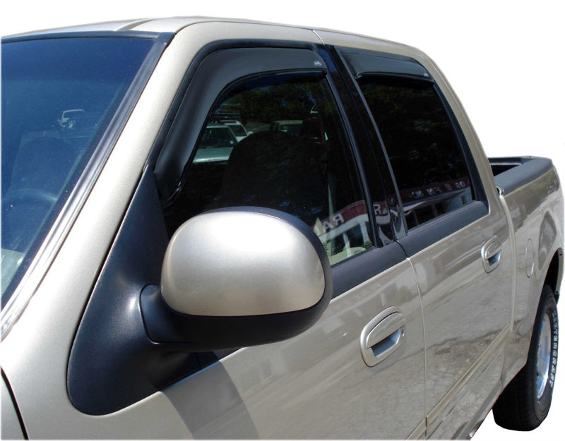 AVS 02-03 Lincoln Blackwood Ventvisor In-Channel Front & Rear Window Deflectors 4pc - Smoke 194949