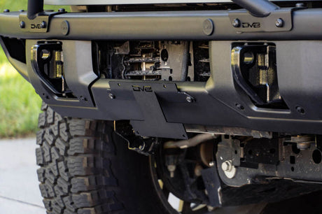 DV8 Offroad 21-22 Ford Bronco Factory Front Bumper Licence Relocation Bracket - Front LPBR-01