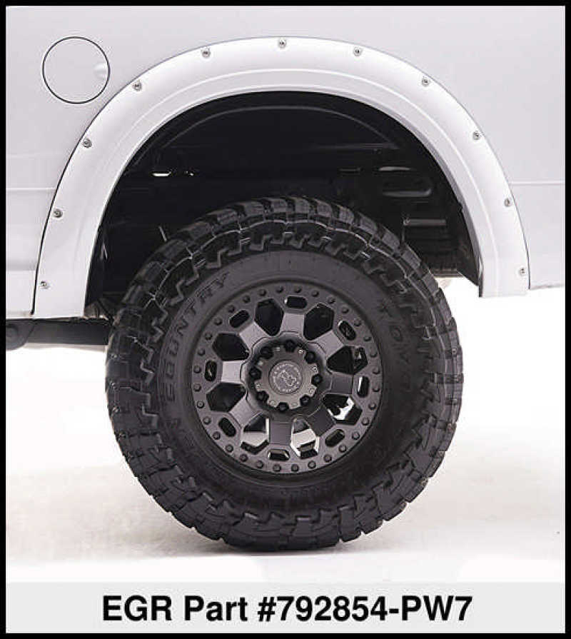 EGR 10+ Dodge Ram HD Bolt-On Look Color Match Fender Flares - Set - Bright White 792854-PW7