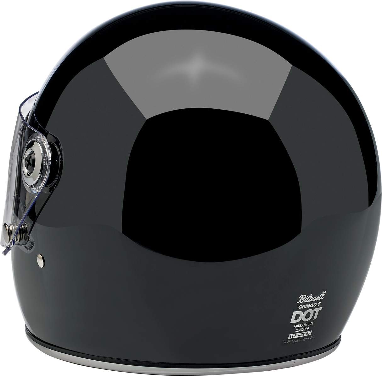 BILTWELL Gringo S Helmet - Gloss Black - XS 1003-101-101