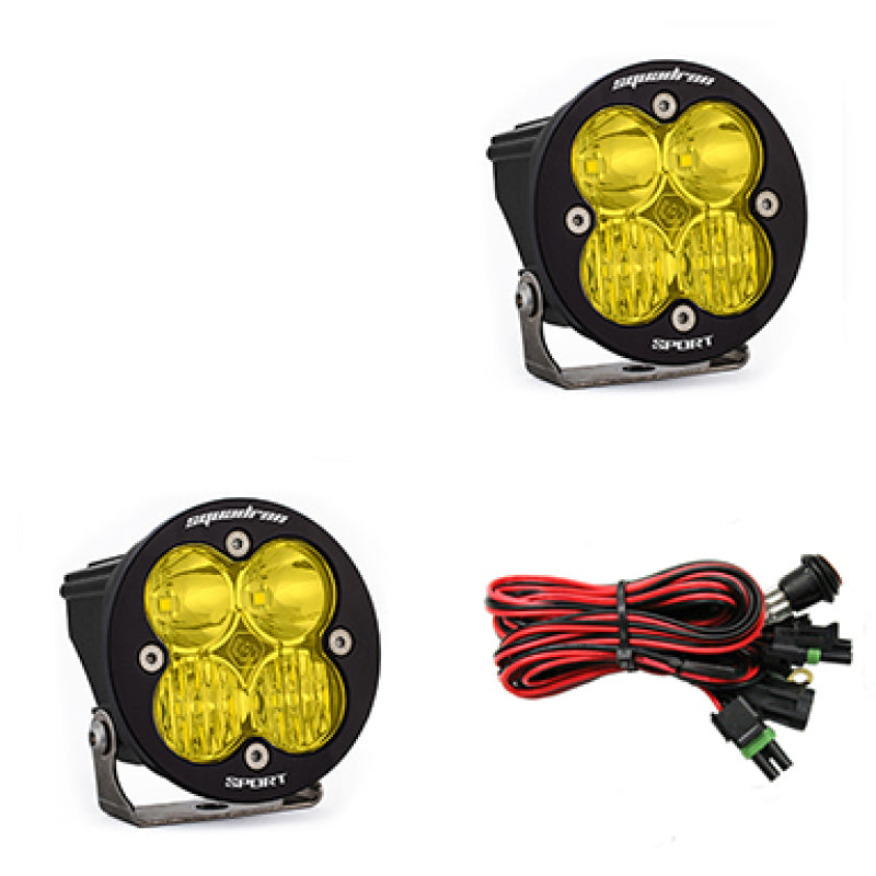 Baja Designs Squadron R Sport Driving/Combo Pair LED Light Pods - Amber 587813