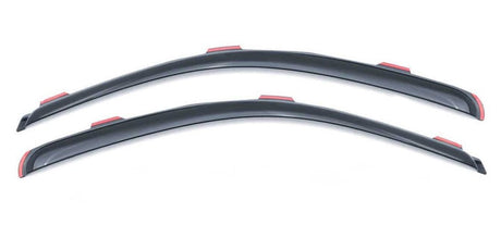 AVS 17-18 Ford F-250 Super Duty Standard Cab Ventvisor In-Channel Window Deflectors 2pc - Smoke 192452