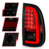 ANZO 00-06 Toyota Tundra (Std. Bed/Reg Cab) LED Taillights w/Light Bar Black Housing Smoke Lens 311412