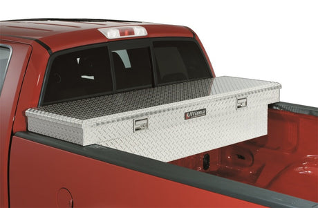 Lund 67-99 Chevy CK Ultima Single Lid Crossover Tool Box - Brite 9100