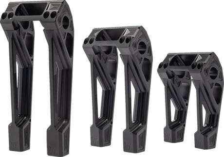 KODLIN MOTORCYCLE Risers - Fastback - 8" - Black K55122