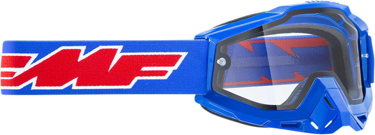 Gafas FMF PowerBomb Enduro - Rocket - Azul - Transparente F-50038-00002 2601-2987 