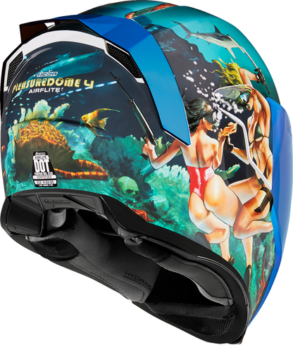 ICON Airflite™ Helmet - Pleasuredome4 - Blue - XL 0101-15004