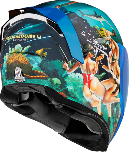 ICON Airflite™ Helmet - Pleasuredome4 - Blue - 2XL 0101-15005