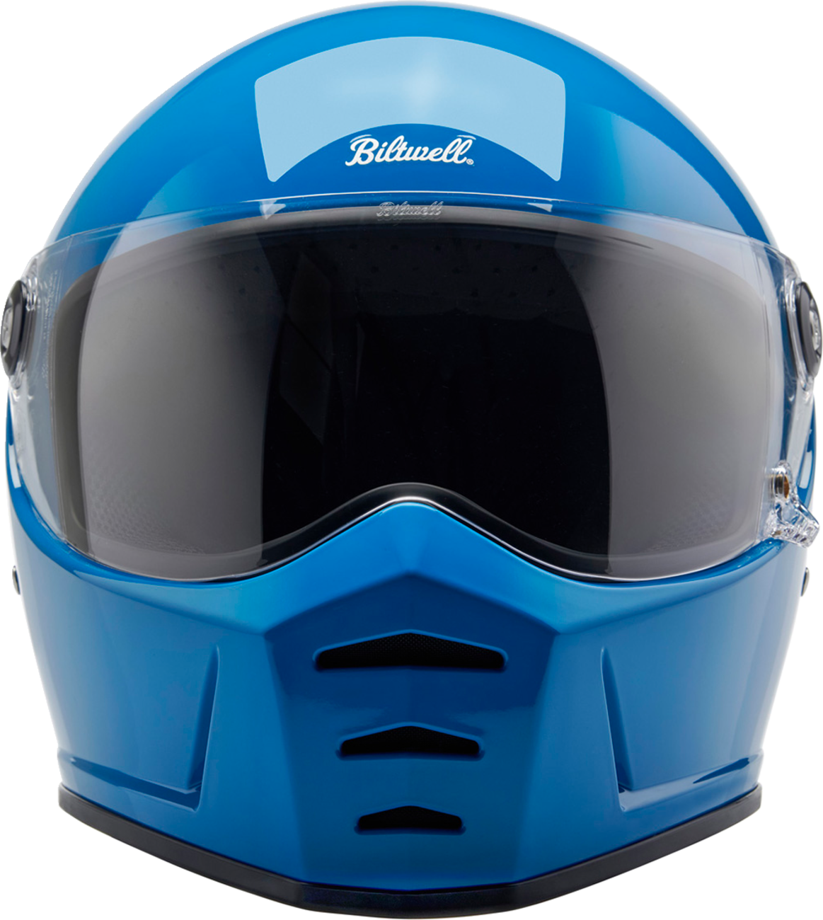 BILTWELL Lane Splitter Helmet - Gloss Tahoe Blue - Large 1004-129-504