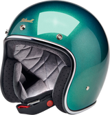 BILTWELL Bonanza Helmet - Metallic Catalina Green - XS 1001-358-201