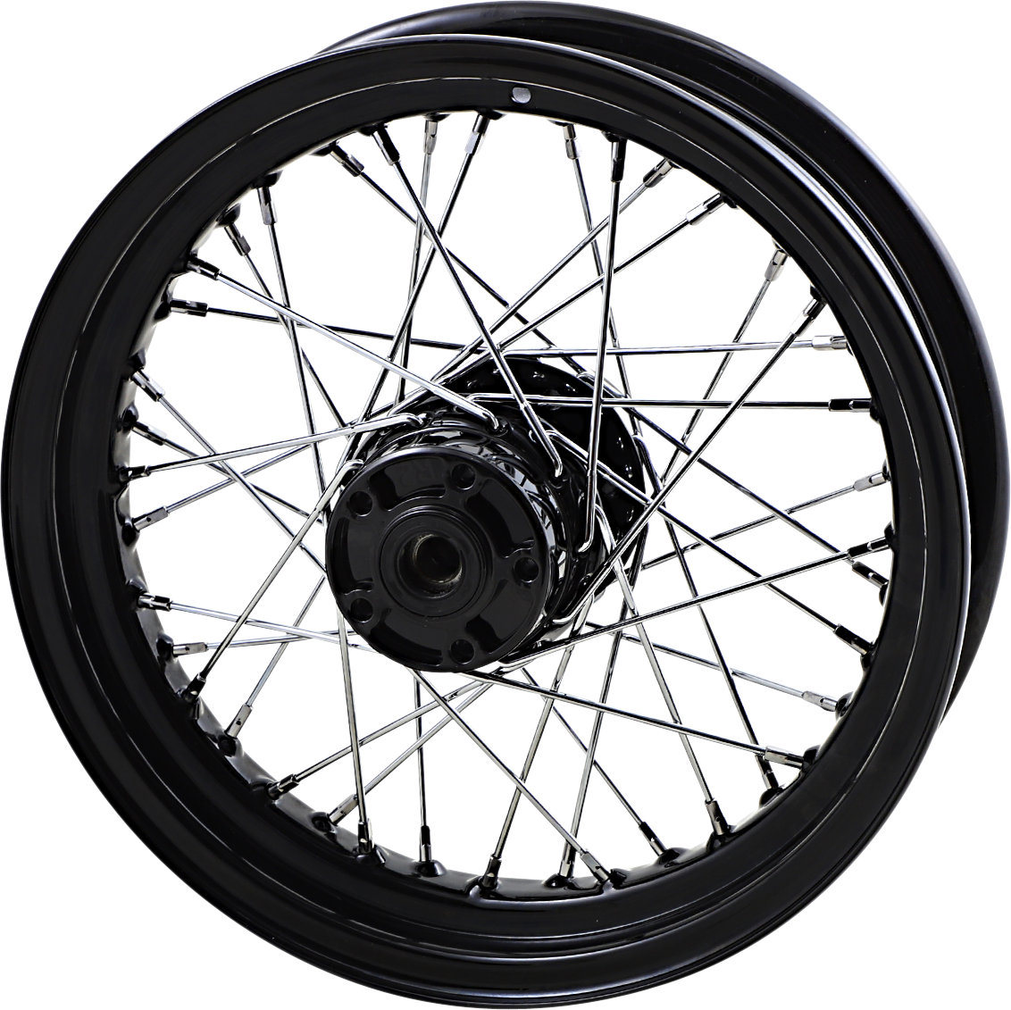 DRAG SPECIALTIES Rueda trasera - Disco único/Sin ABS - Negra - 16"x3.00" 64437B 