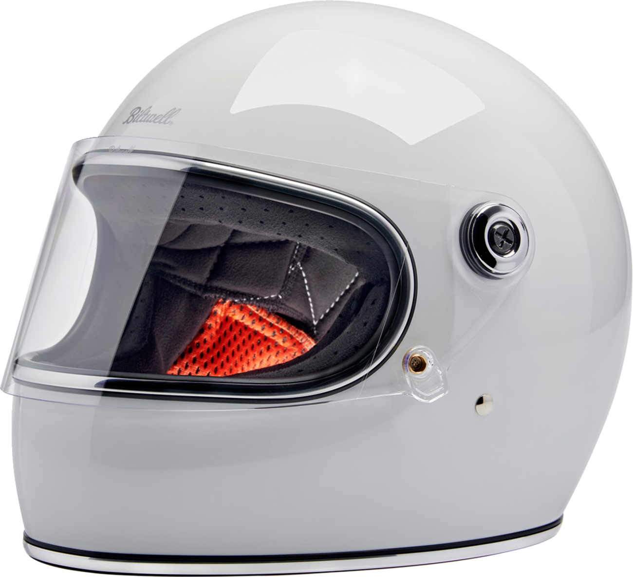 BILTWELL Gringo S Helmet - Gloss White - Medium 1003-102-503