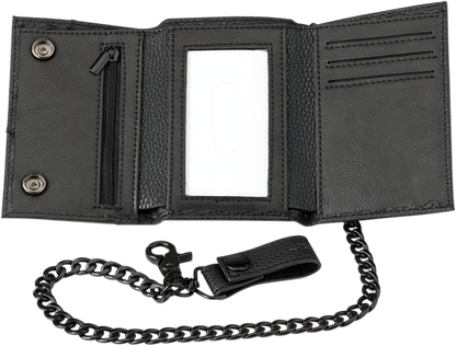 Z1R Z1R Leather Wallet - Black - Regular 3070-1118