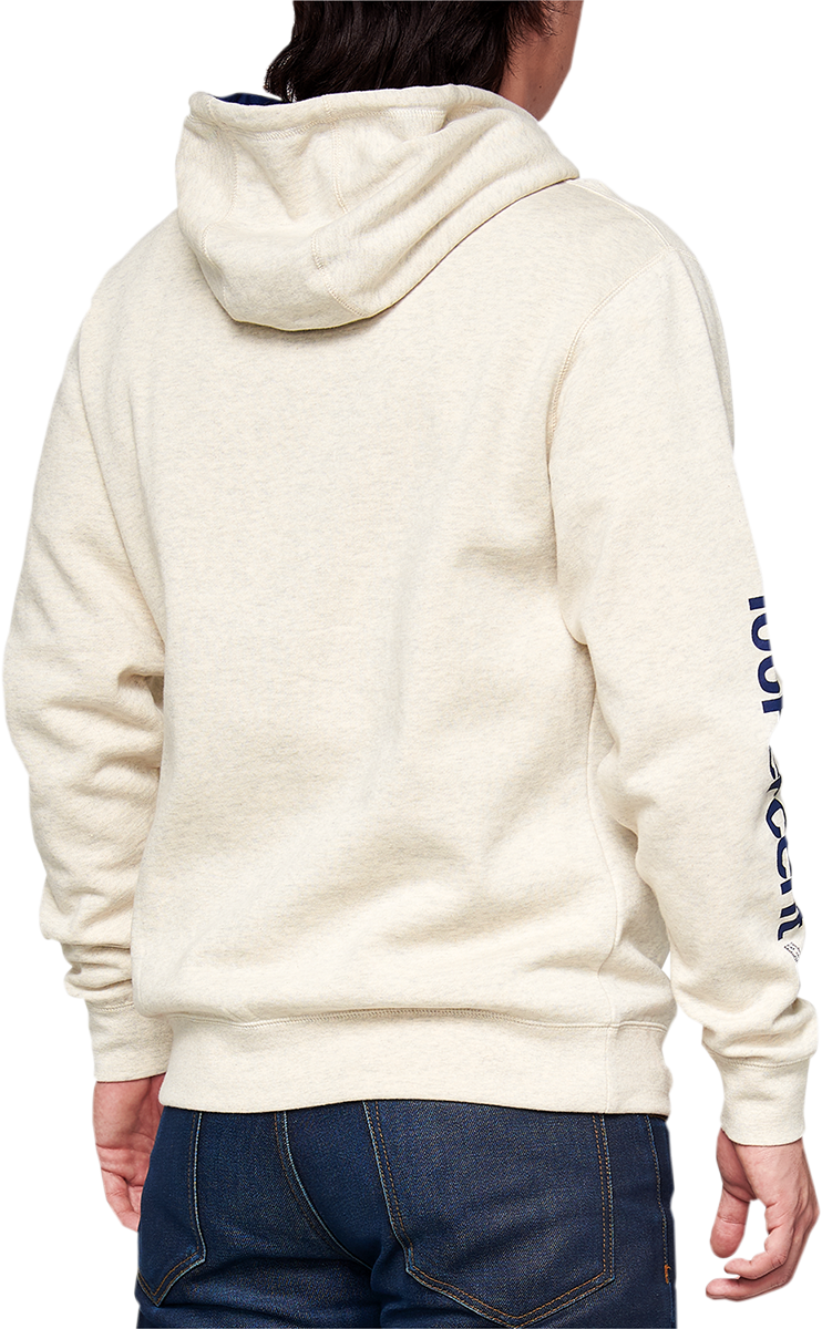 100% BB33 Pullover Welt Pocket Hoodie - Oatmeal - Small BB-36045-484-10