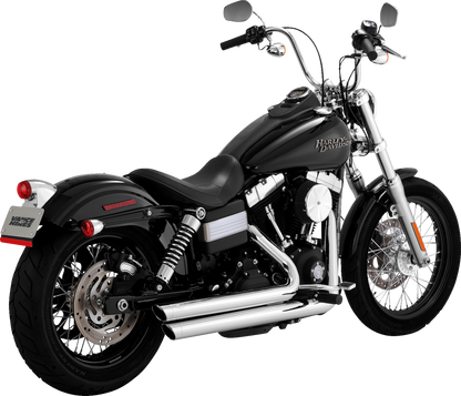 VANCE & HINES Big Shots Staggered Exhaust System - Chrome 17338