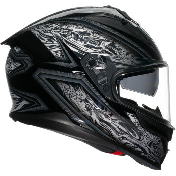 AGV K7 Helmet - Damascus - Black/Silver - Large 0101-17974
