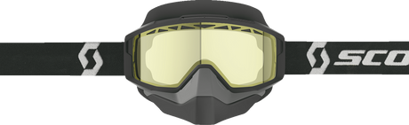 SCOTT Split OTG Snow Goggle - Black/White - Yellow 285543-1007029