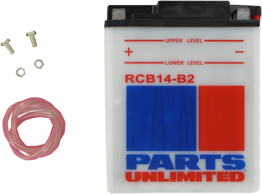 Parts Unlimited Battery - Rcb14-B2 Cb14-B2