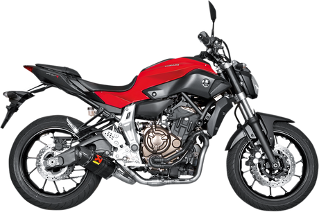 AKRAPOVIC  S-Y7R2-AFC  Stainless Steel/Carbon Fiber Race Exhaust MT-07/FZ-07 XSR 700/Tracer 900 GT  2016-2024  1810-2226