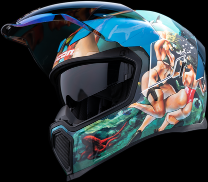 ICON Airflite™ Helmet - Pleasuredome4 - Blue - 3XL 0101-15006