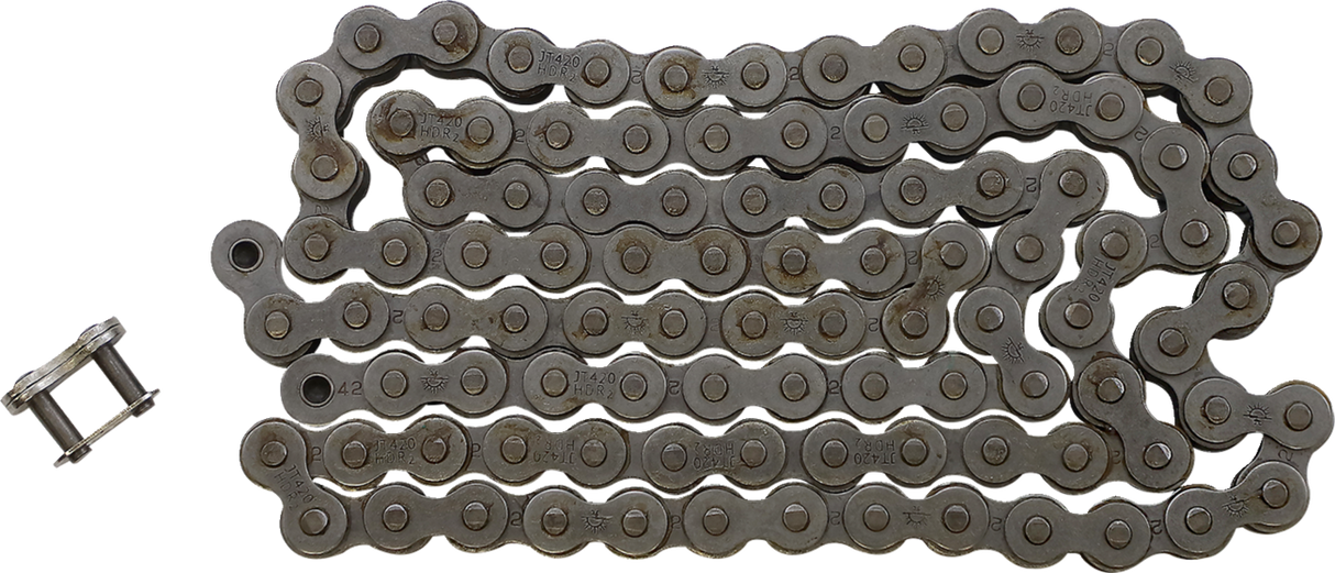 JT CHAINS 420 HDR - Heavy Duty Drive Chain - Steel - 100 Links JTC420HDR100SL