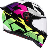 AGV Helmet K1 S Punkpulse Black/Purple/Lime 2x 2118394018-071-XXL