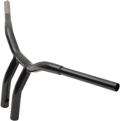 LA CHOPPERS Handlebar - Kage Fighter - One Piece - Bent - 10" - Black LA-7338-10B