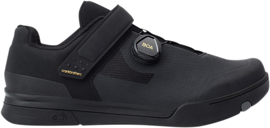 CRANKBROTHERS Mallet BOA® Shoes - Black/Gold - US 8.5 MAB01080A-8.5