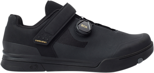 CRANKBROTHERS Mallet BOA® Shoes - Black/Gold - US 8 MAB01080A-8.0