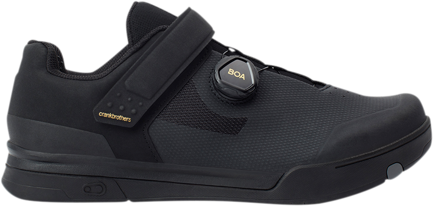 CRANKBROTHERS Mallet BOA® Shoes - Black/Gold - US 12 MAB01080A-12.0