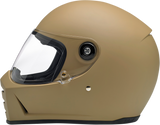 BILTWELL Lane Splitter Helmet - Flat Coyote Tan - XS 1004-214-101