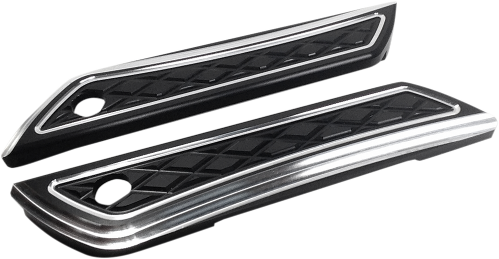 EDDIE TROTTA DESIGNS Saddlebag Hinge Covers - Black TC-983B