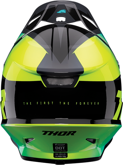 THOR Sector Helmet - Fader - Acid/Teal - XL 0110-6801