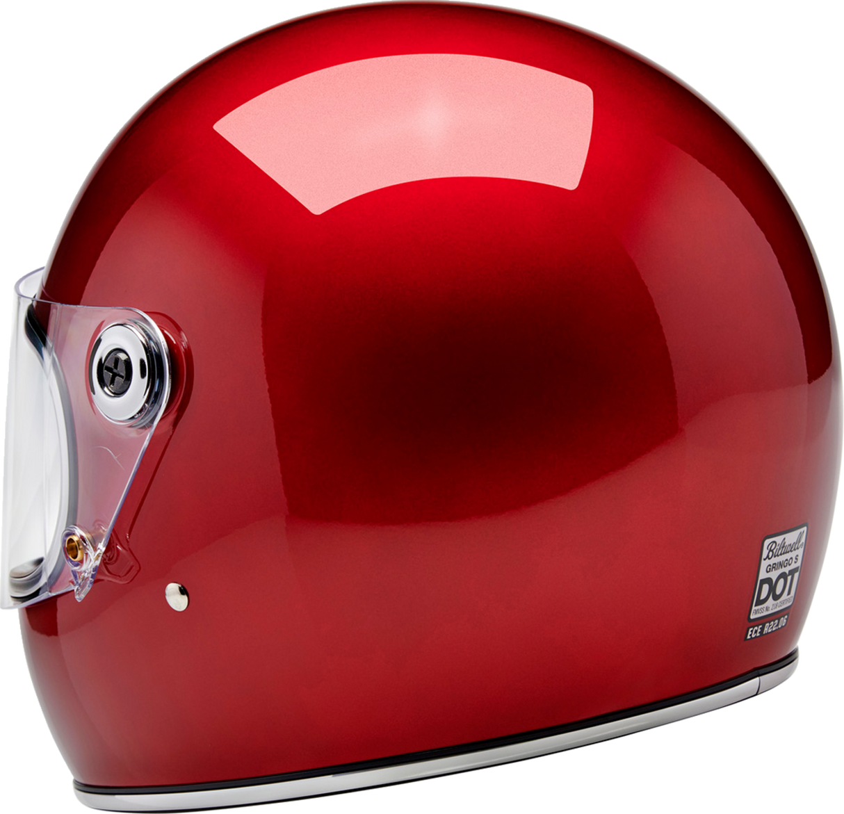 BILTWELL Gringo S Helmet - Metallic Cherry Red - Small 1003-351-502