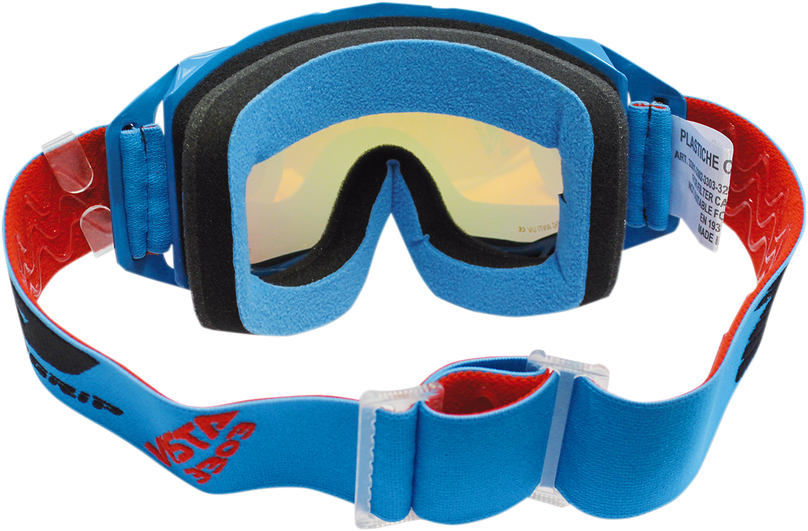 PRO GRIP 3303 Vista Goggles - Turquoise/Black - Mirror PZ3303TNFL